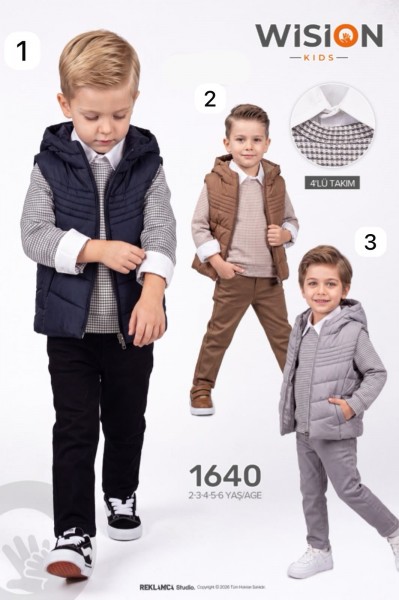 Костюм Четвёрка Для Мальчика Wision (2-3-4-5-6лет) 
