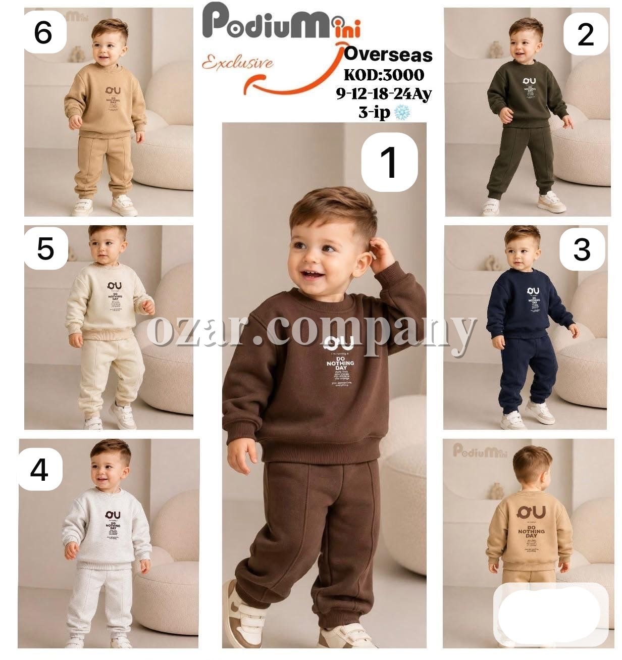 Костюм Тринитка На Флисе Для Мальчика PodiuMini (9-12-18-24мес.)