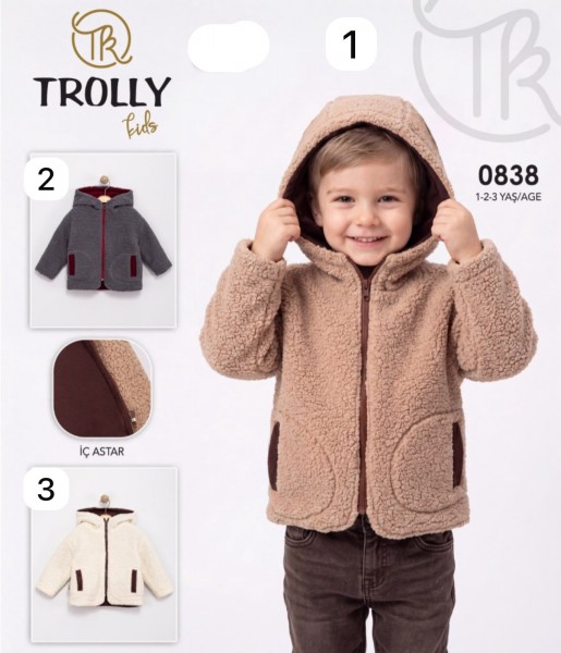 Утеплённая Кофта Для Мальчика Trolly (1-2-3лет) 