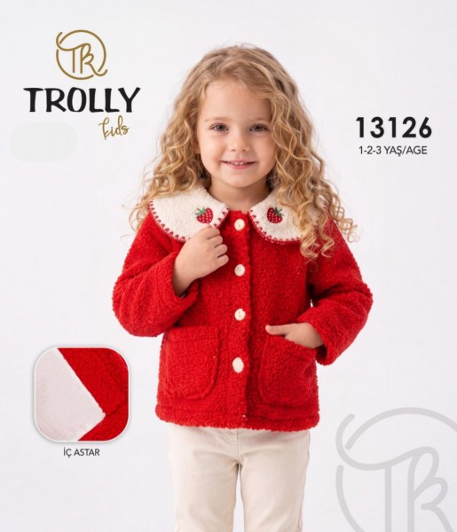 Утеплённая Кофта Для Девочки Trolly (1-2-3лет) 