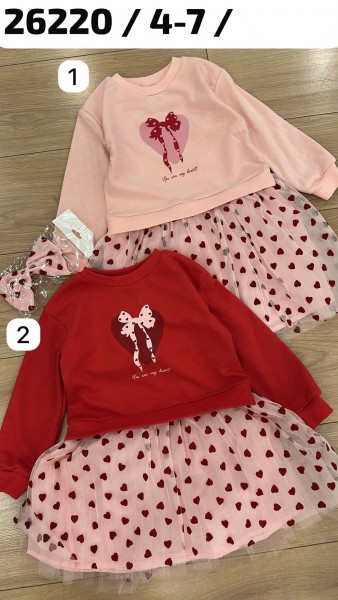 Платье Для Девочки MiniLoox (4-5-6-7лет) 