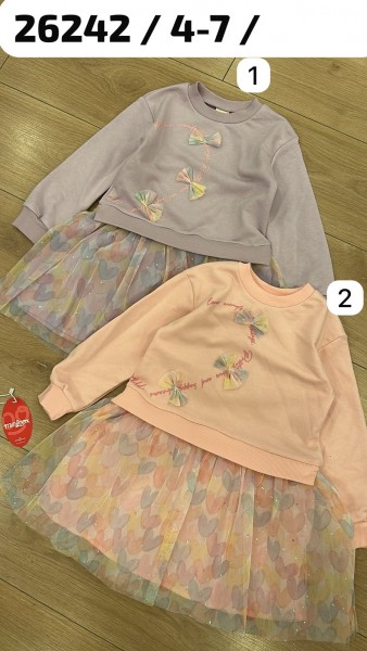 Платье Для Девочки MiniLoox (4-5-6-7лет) 