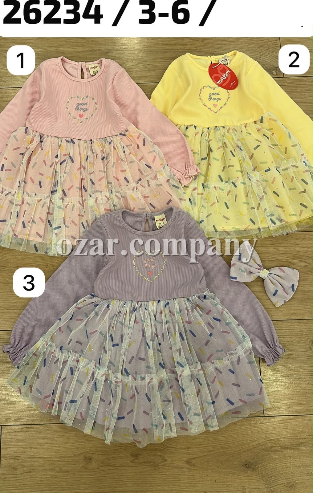 Платье Для Девочки MiniLoox (3-4-5-6лет) 
