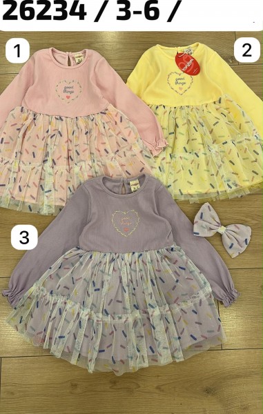 Платье Для Девочки MiniLoox (3-4-5-6лет) 