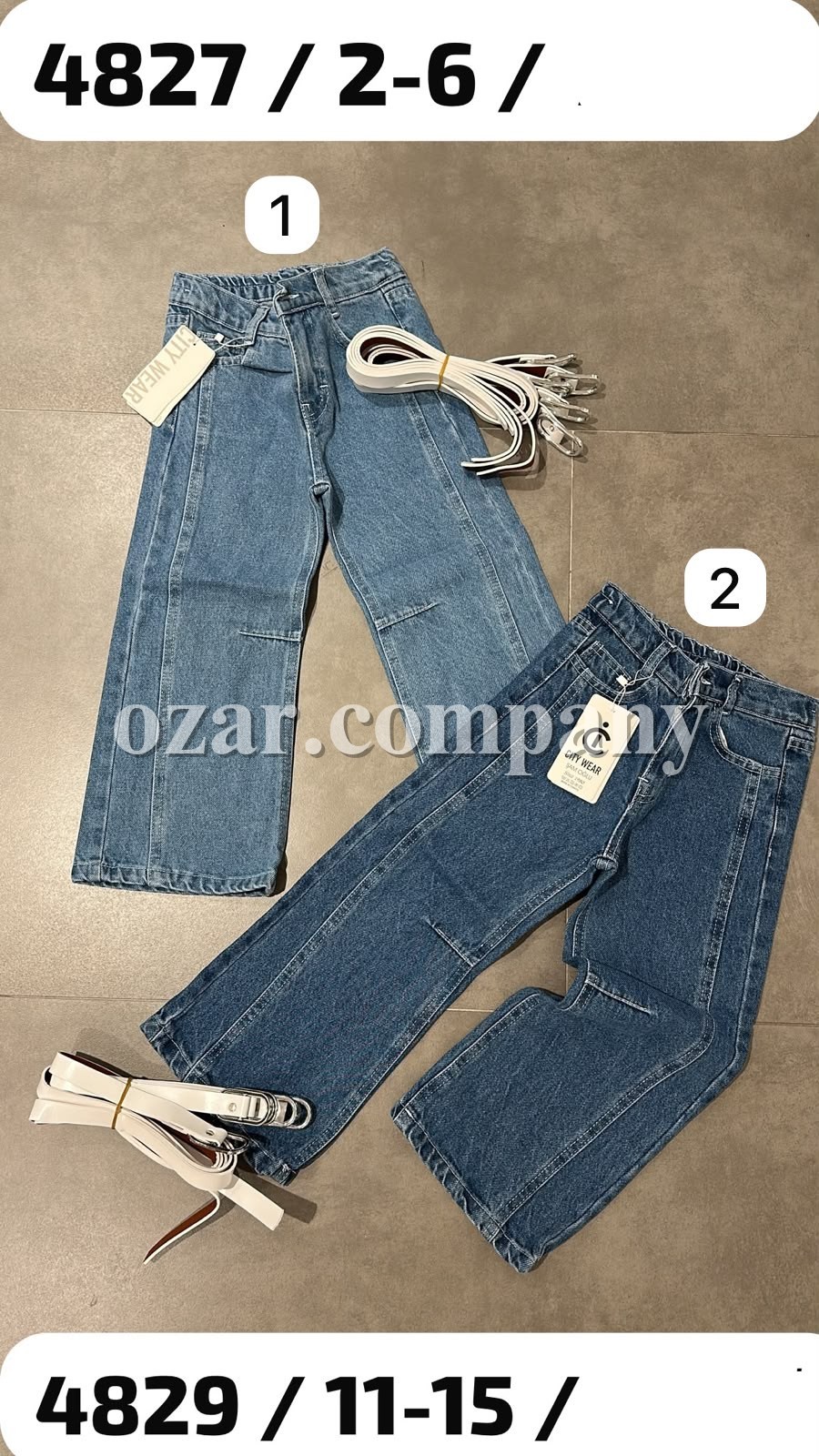Джинсы Для Девочки City Wear (2-3-4-5-6лет) 