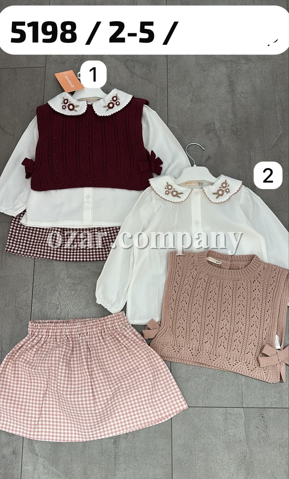 Костюм Тройка Для Девочки Baby Rose (2-3-4-5лет)