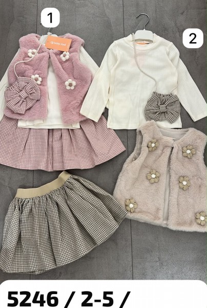 Костюм Тройка Для Девочки Baby Rose (2-3-4-5лет)
