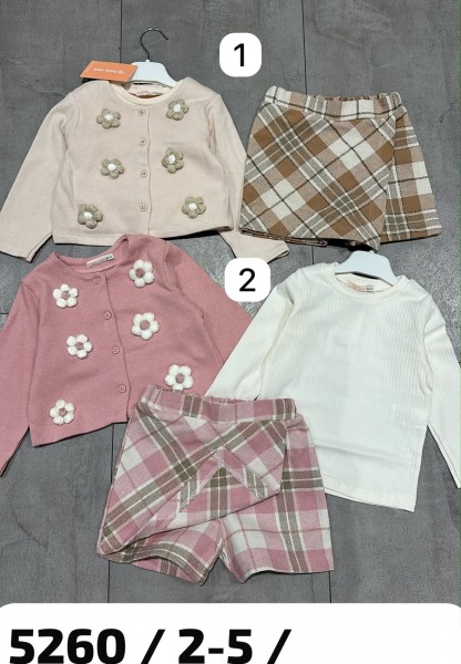 Костюм Тройка Для Девочки Baby Rose (2-3-4-5лет)