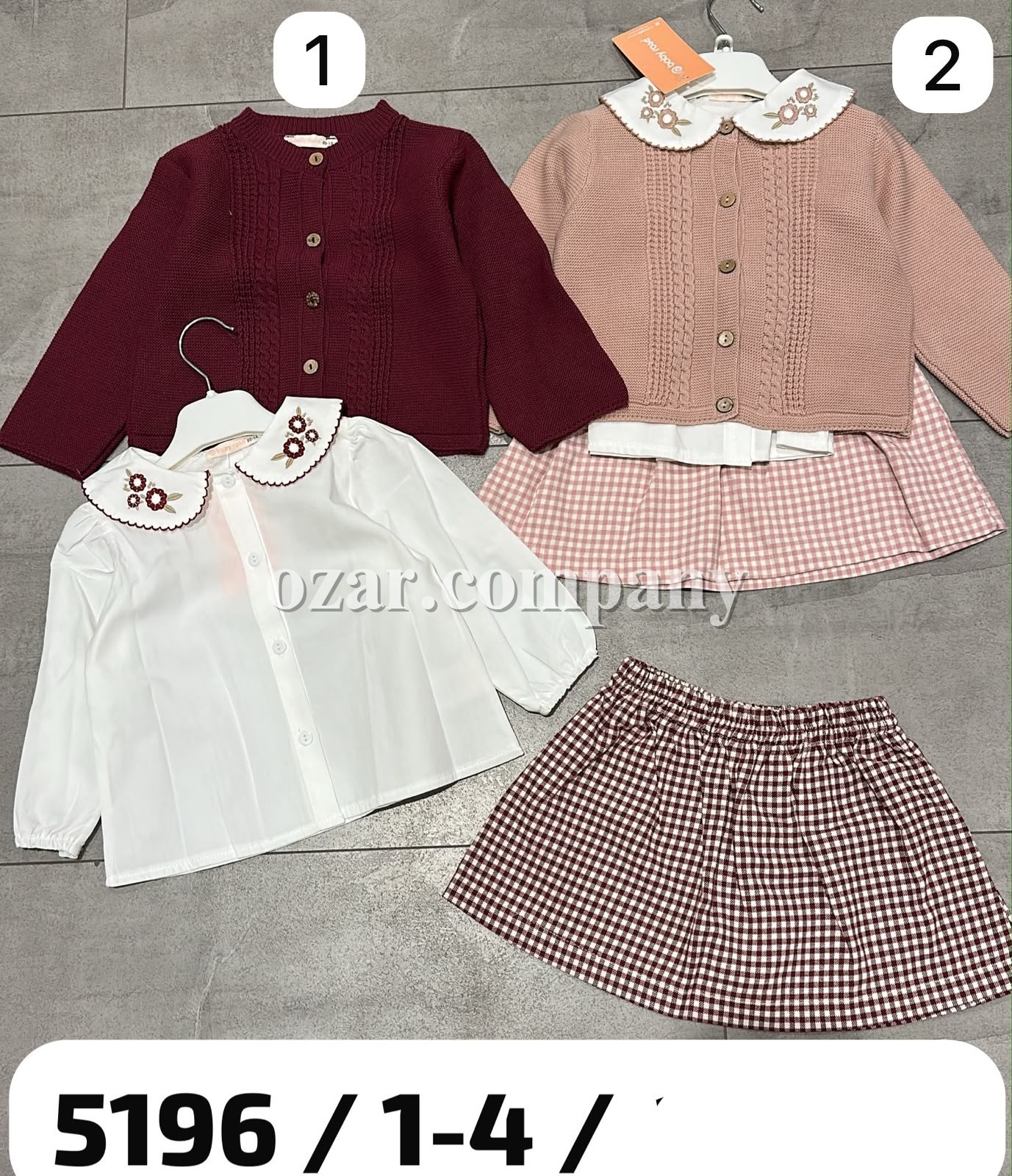 Костюм Тройка Для Девочки Baby Rose (1-2-3-4лет) 