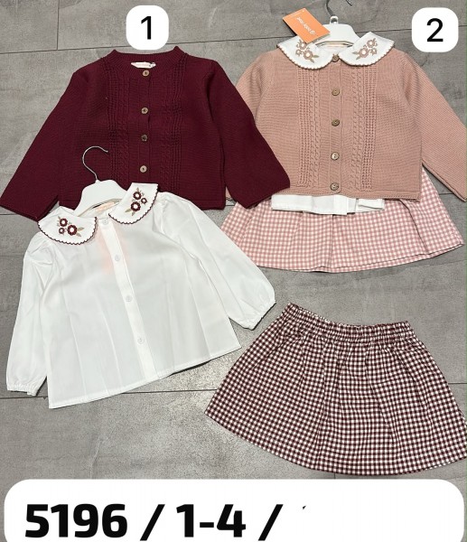 Костюм Тройка Для Девочки Baby Rose (1-2-3-4лет) 