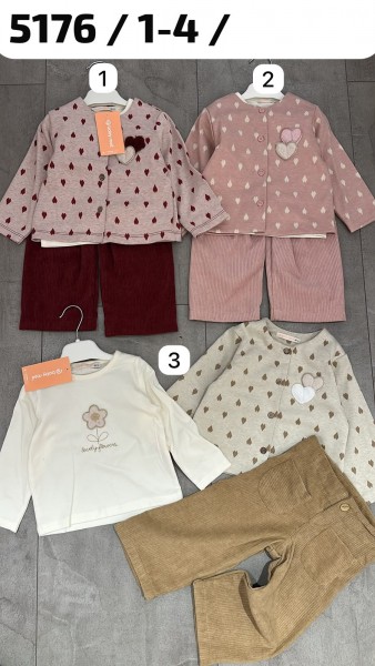 Костюм Тройка Для Девочки Baby Rose (1-2-3-4лет) 