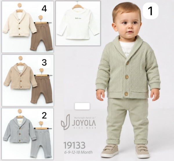 Костюм Тройка Для Мальчика Joyola (6-9-12-18мес.)