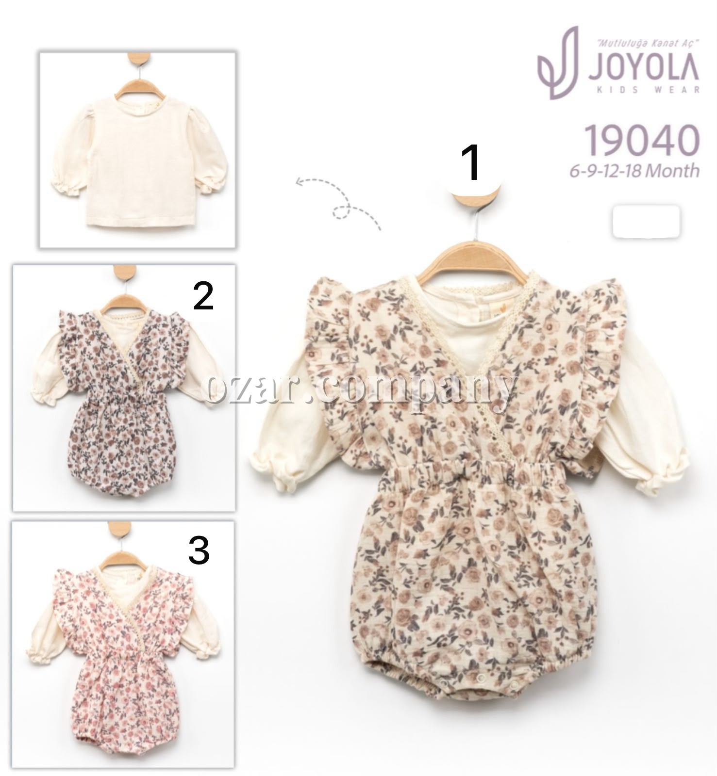 Комплект Для Девочки Joyola (6-9-12-18мес.)