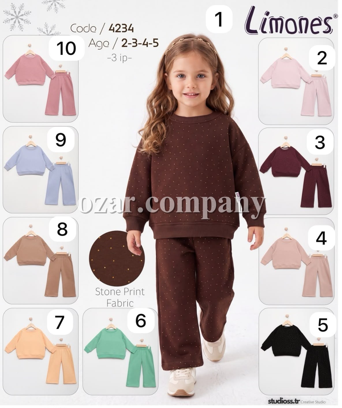 Костюм Тринитка Для Девочки Limones (2-3-4-5лет)