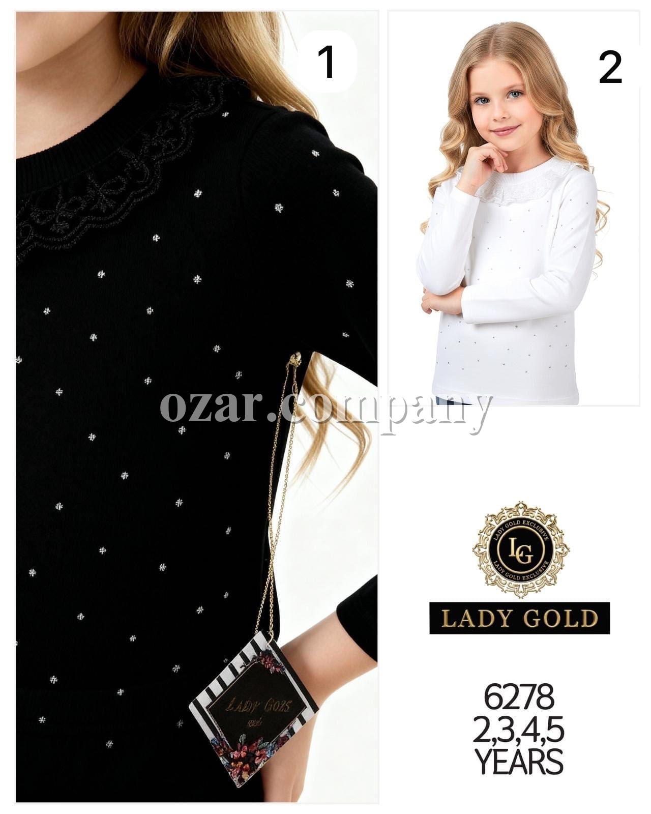 Свитшот Для Девочки Lady Gold (2-3-4-5лет)