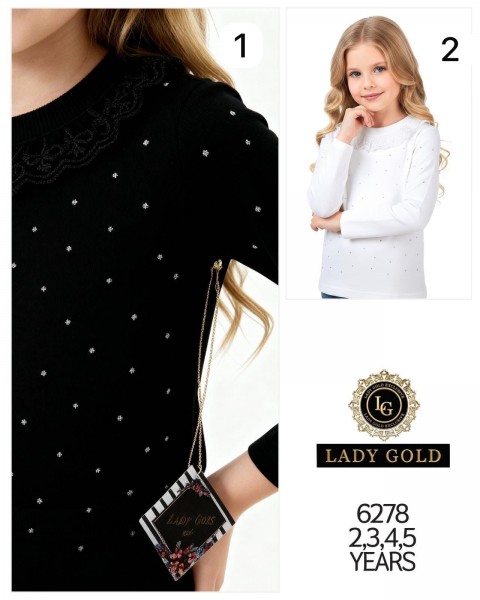 Свитшот Для Девочки Lady Gold (2-3-4-5лет)