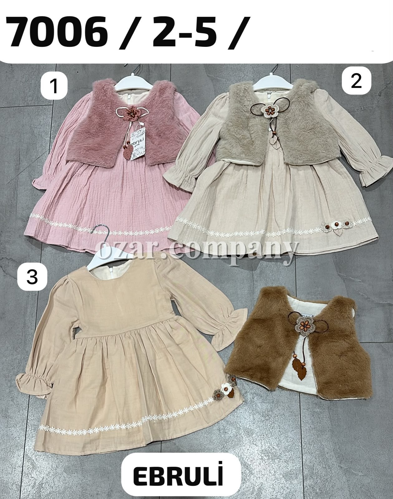 Платье Для Девочки Ebruli (2-3-4-5лет)
