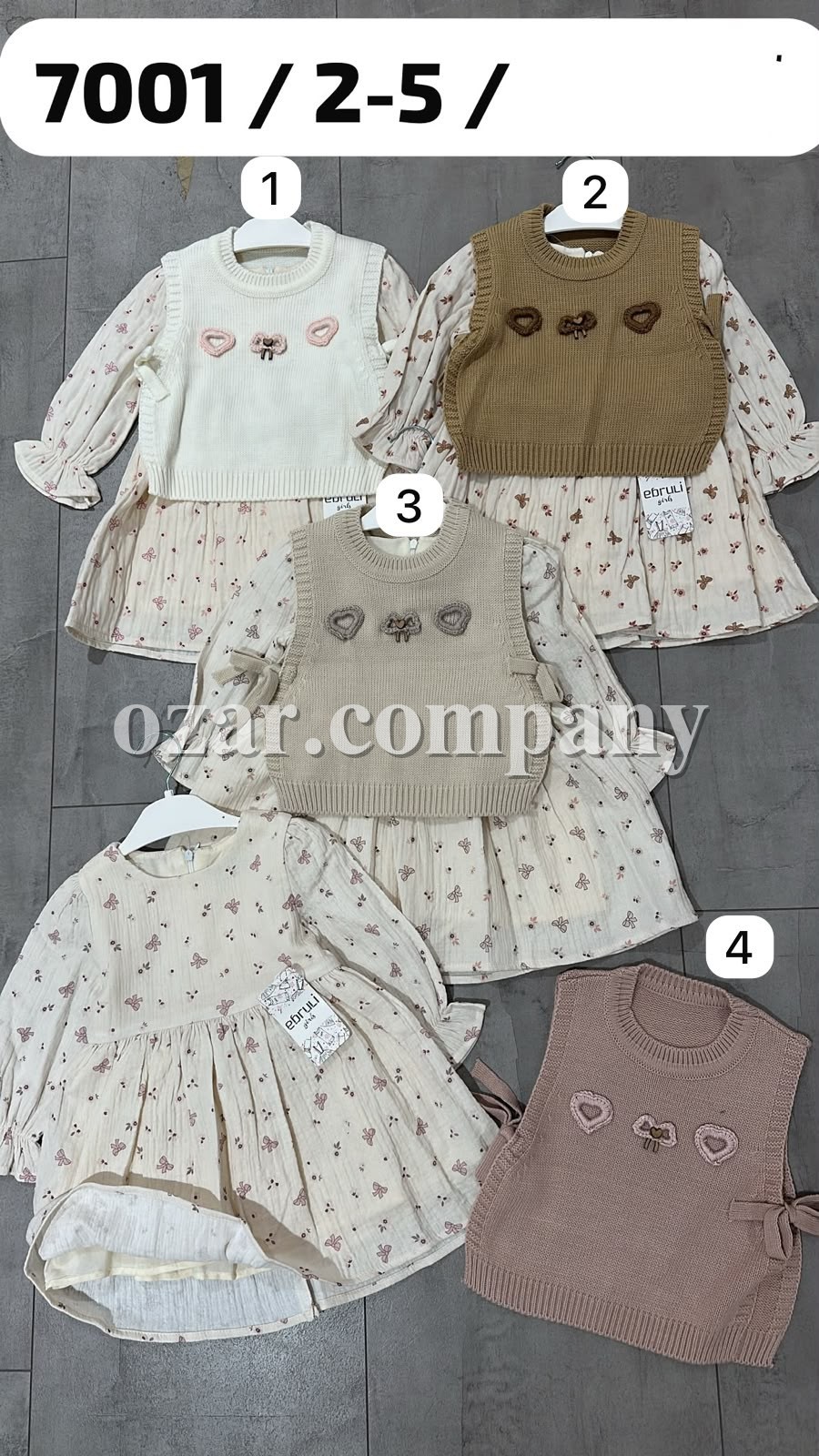 Платье Для Девочки Ebruli (2-3-4-5лет)