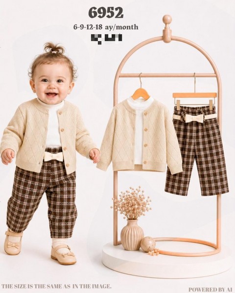 Костюм Тройка Для Девочки Baby Muz (6-9-12-18мес.)