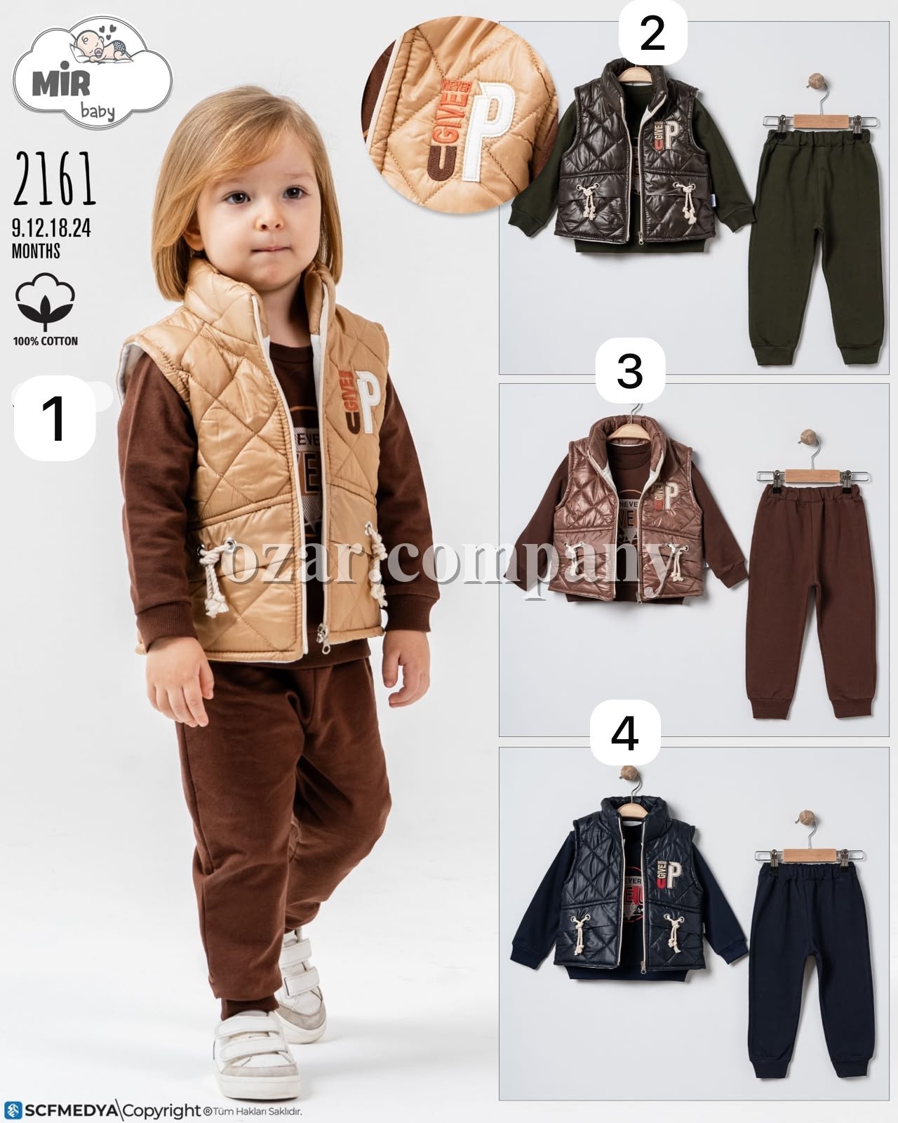 Костюм Тройка Для Мальчика Mirkon Baby (9-12-18-24мес.)