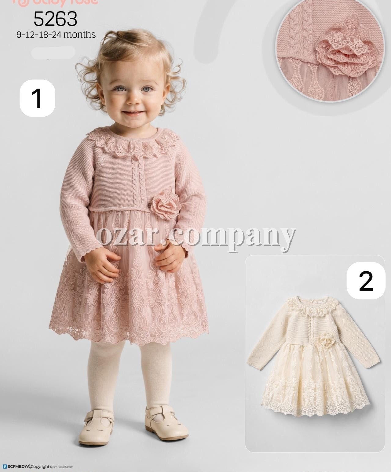 Платье Для Девочки Baby Rose (9-12-18-24мес.)