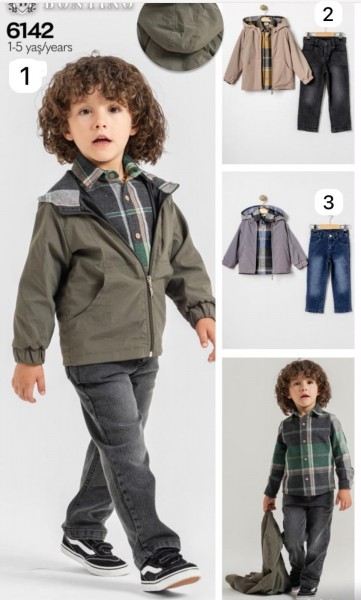 Костюм Тройка Для Мальчика Bontino (1-2-3-4-5лет) 