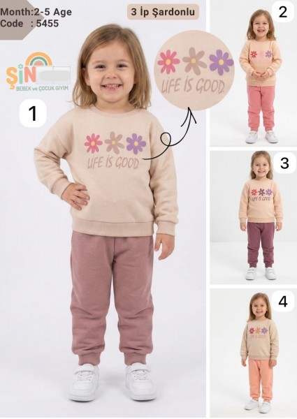 Костюм Тринитка На Флисе Для Девочки Sindax (2-3-4-5лет)