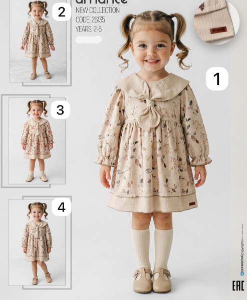 Платье Для Девочки Amante (2-3-4-5лет)
