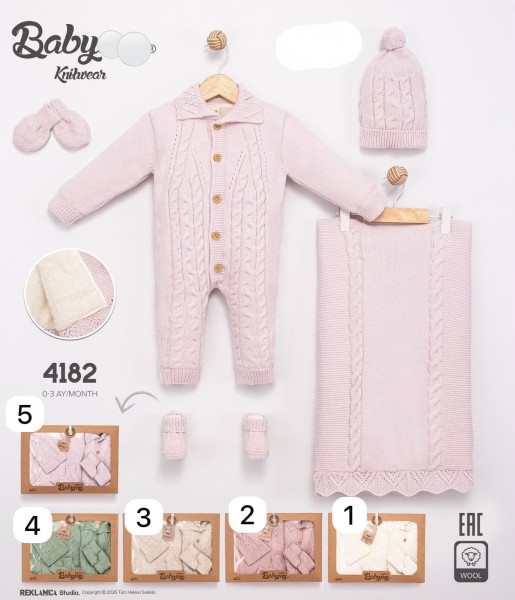 Коробочный Набор Для Новорождённых Babymy (0-3м)