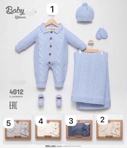 Коробочный Набор Для Новорождённых Babymy (0-3м)