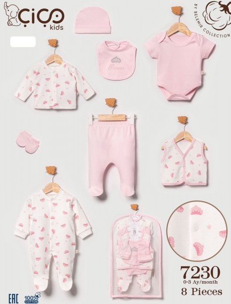 Набор Для Девочки Cico Kids (0-3мес.)