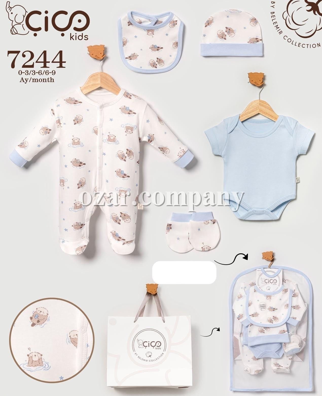 Комплект Для Мальчика Cico Kids (0-3/3-6/6-9мес.)