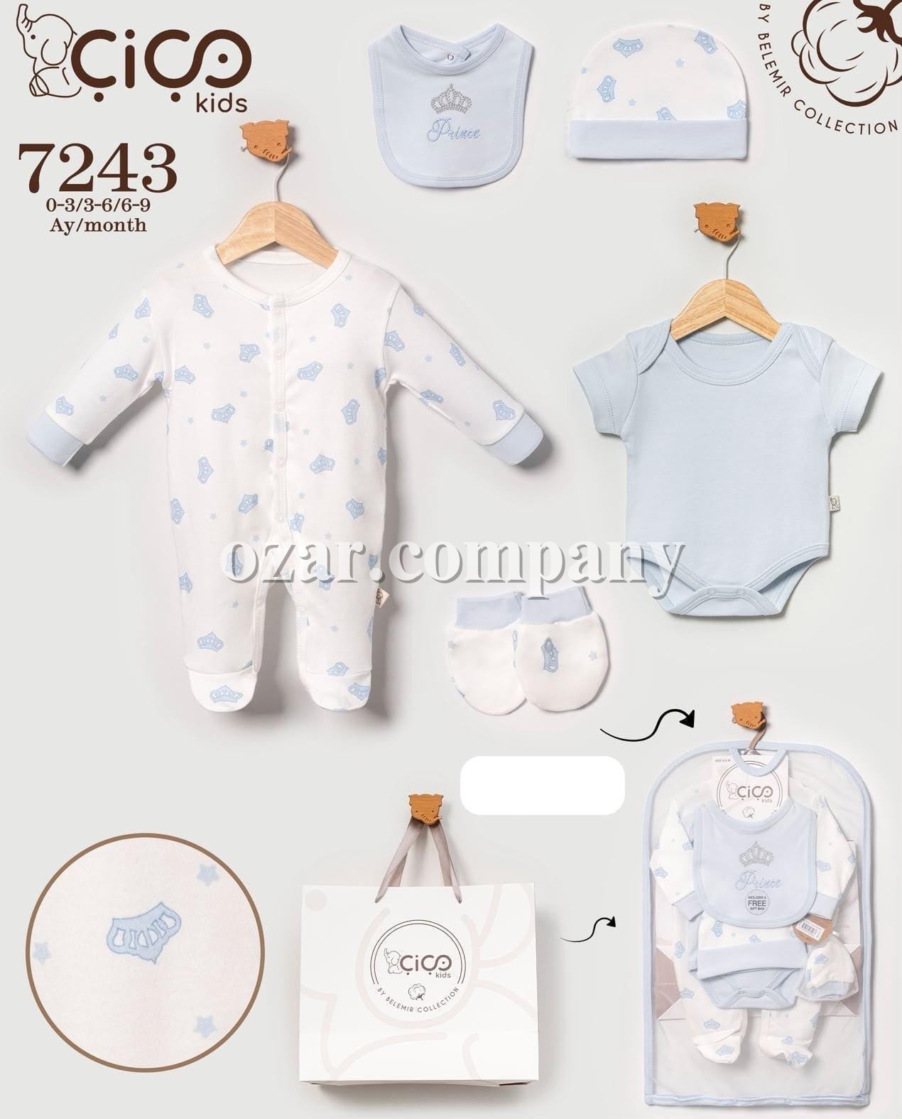 Комплект Для Мальчика Cico Kids (0-3/3-6/6-9мес.)
