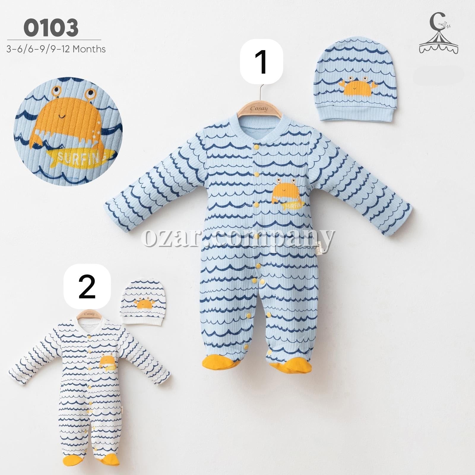 Человечек Для Новорождённых Cosay (3-6/6-9/9-12мес.)