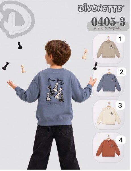 Свитшот Для Мальчика Divonette (6-7-8-9лет) 