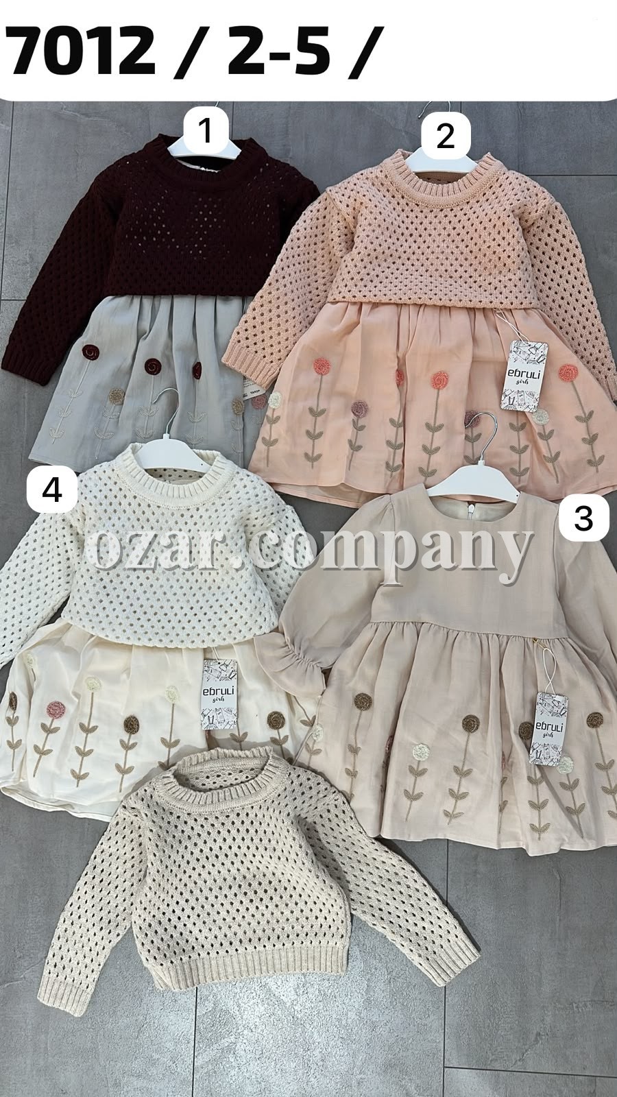 Платье Для Девочки Ebruli (2-3-4-5лет)