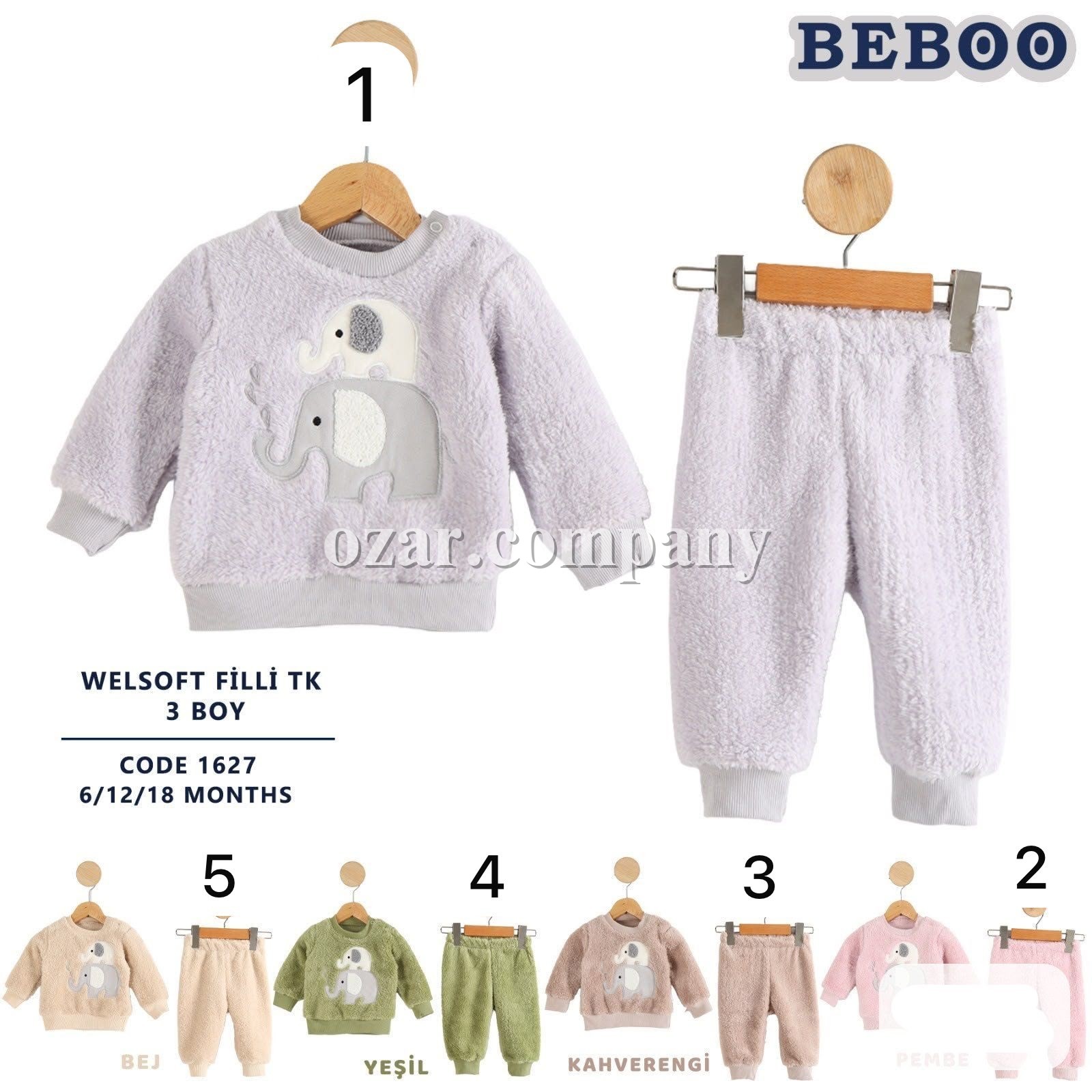 Утеплённый Костюм Для Новорождённых Beboo (6-12-18мес.)
