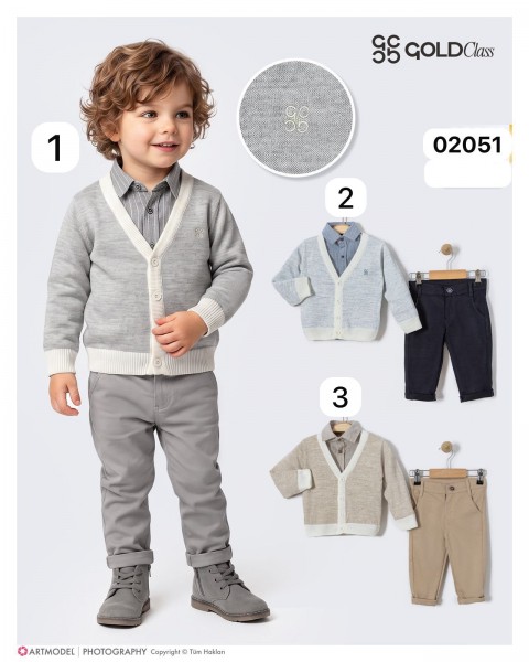 Костюм Тройка Для Мальчика Gold Class (2-3-4-5лет)