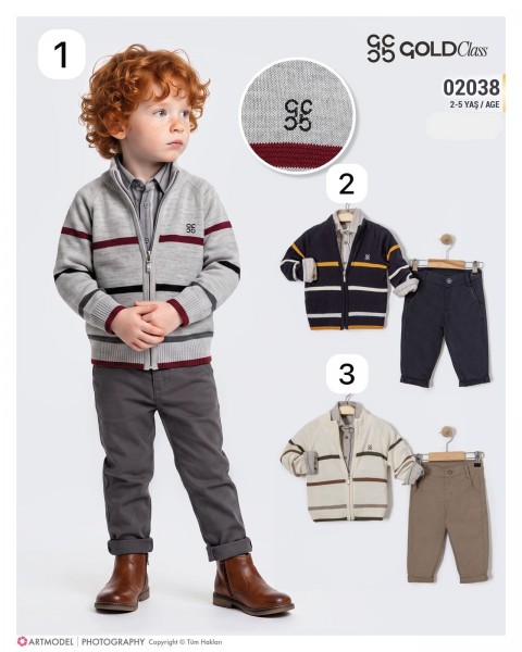 Костюм Тройка Для Мальчика Gold Class (2-3-4-5лет)