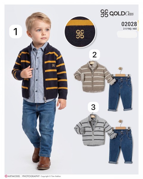Костюм Тройка Для Мальчика Gold Class (2-3-4-5лет)