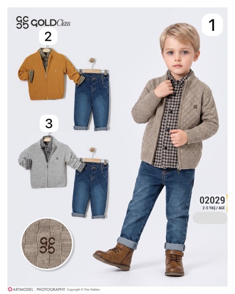 Костюм Тройка Для Мальчика Gold Class (2-3-4-5лет)