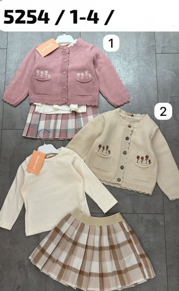 Костюм Тройка Для Девочки Baby Rose (1-2-3-4лет) 