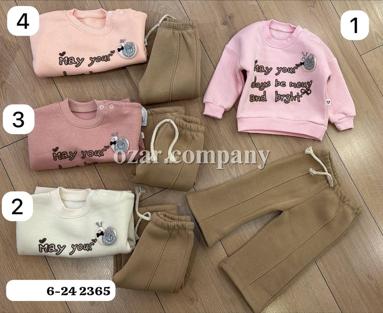 Костюм На Флисе Для Девочки Anilco (6-12-18-24мес.)