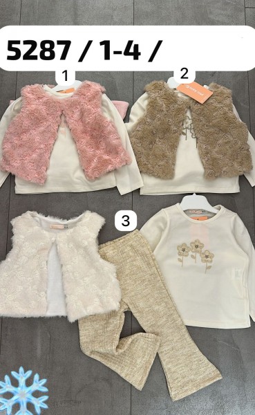 Костюм Тройка Для Девочки Baby Rose (1-2-3-4лет) 