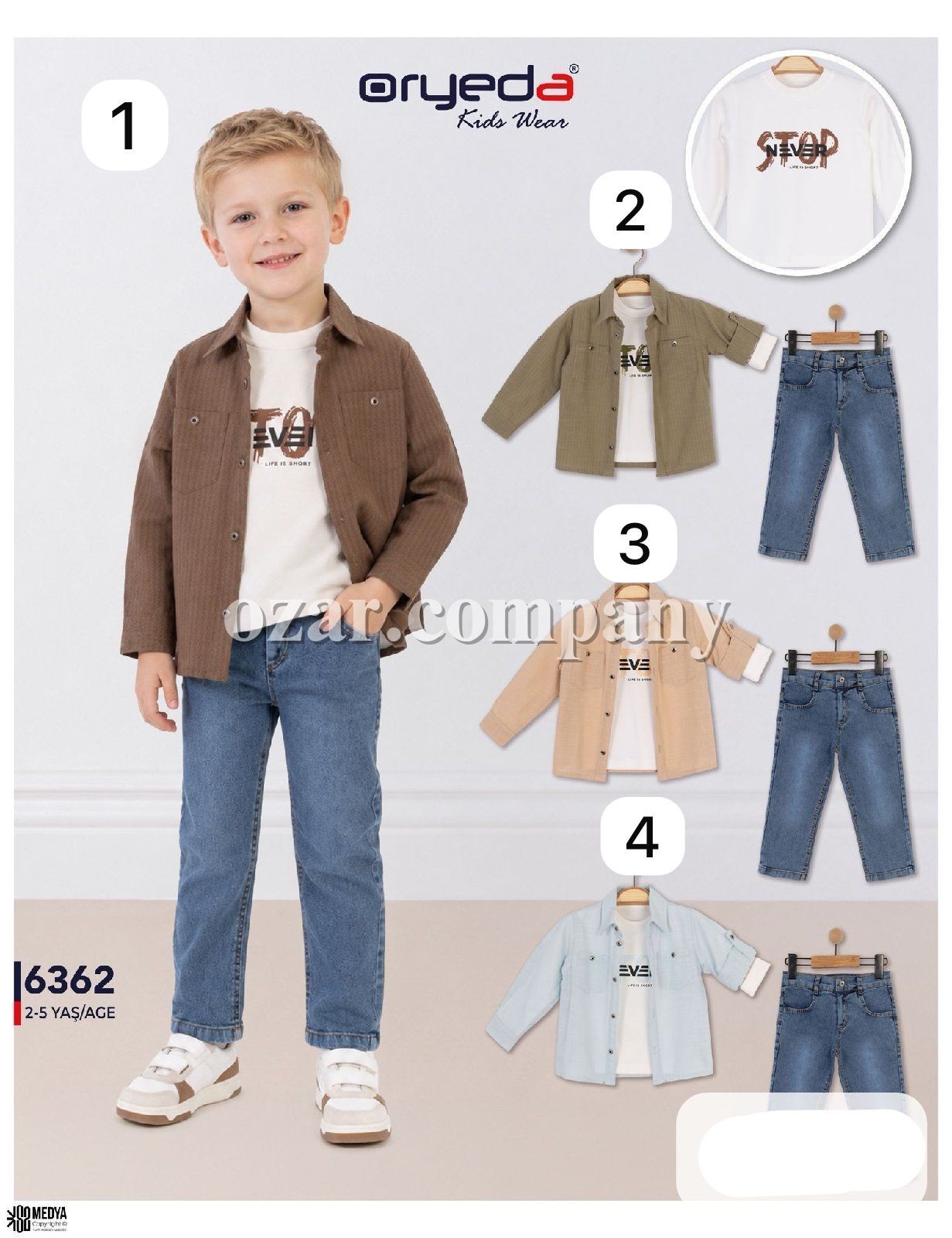 Костюм Тройка Для Мальчика Oryeda (2-3-4-5лет)