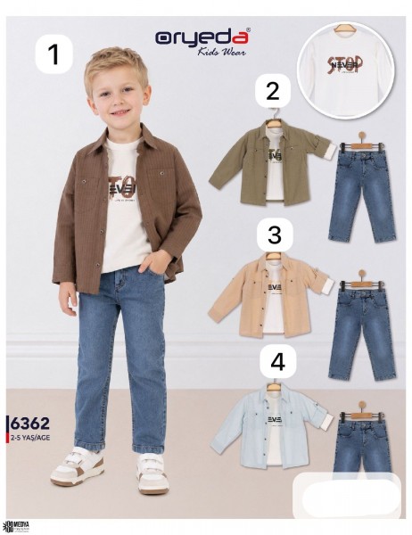 Костюм Тройка Для Мальчика Oryeda (2-3-4-5лет)