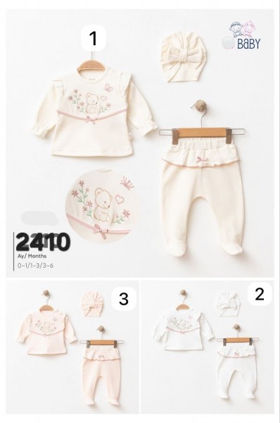 Комплект Для Девочки SD Baby (0-1/1-3/3-6мес.)