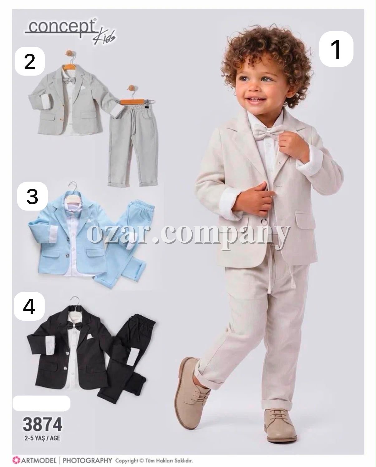 Костюм Тройка Для Мальчика Concept (2-3-4-5лет)