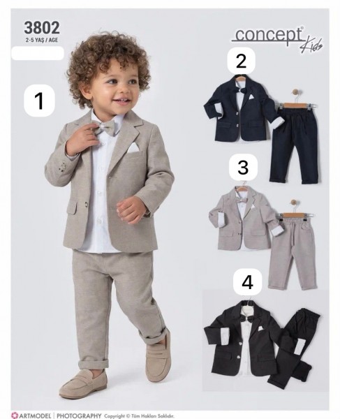 Костюм Тройка Для Мальчика Concept (2-3-4-5лет)