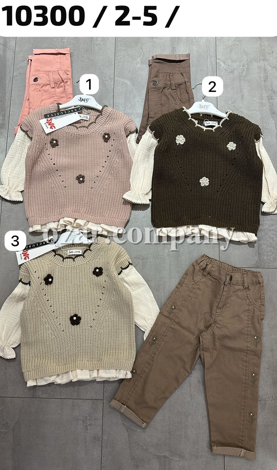 Костюм Тройка Для Девочки JNF (2-3-4-5лет)